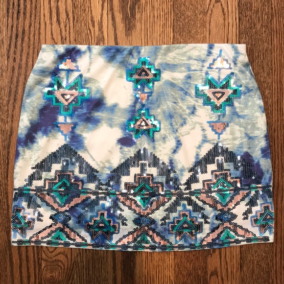 Express Sequin Mini Skirt - Picture 3 of 3